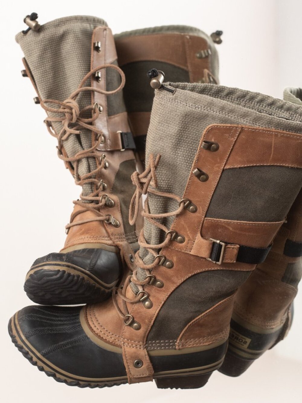 Sorel Conquest Carly Boots Tall Duck Winter Women's 8 Gorpcore Streetwear